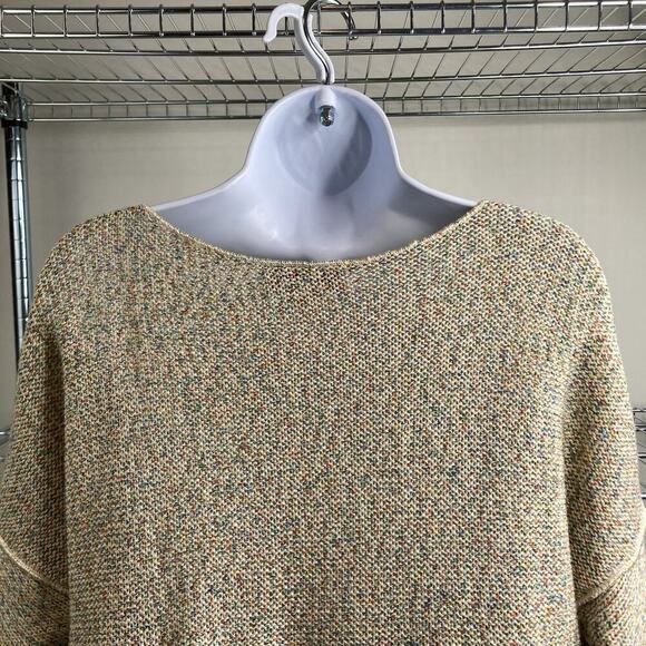 Vintage Mrs. H. Winter Beige Silk Knit Sweater Dress Size S Timeless‎ Chic Retro - Picture 8 of 9